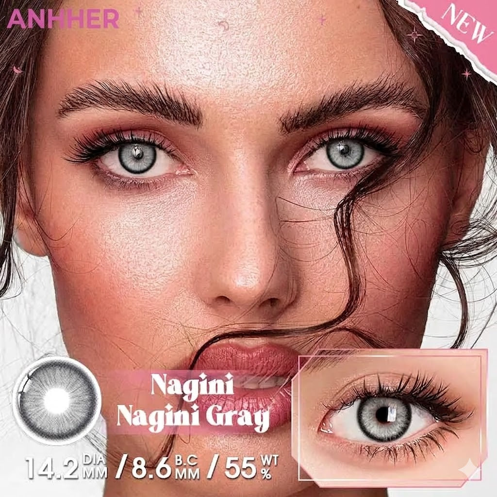 【New】1 Day 2 Pcs | Nagini Gray Prescription Trial