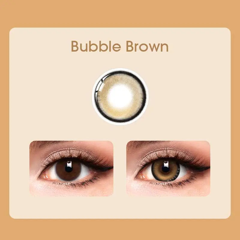 【New】【Prescription】Mislens Bubble Brown