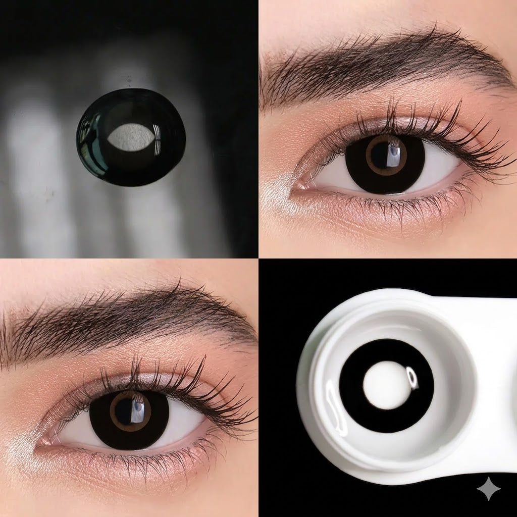 【Clearance】Mislens Circle Block Black Cosplay