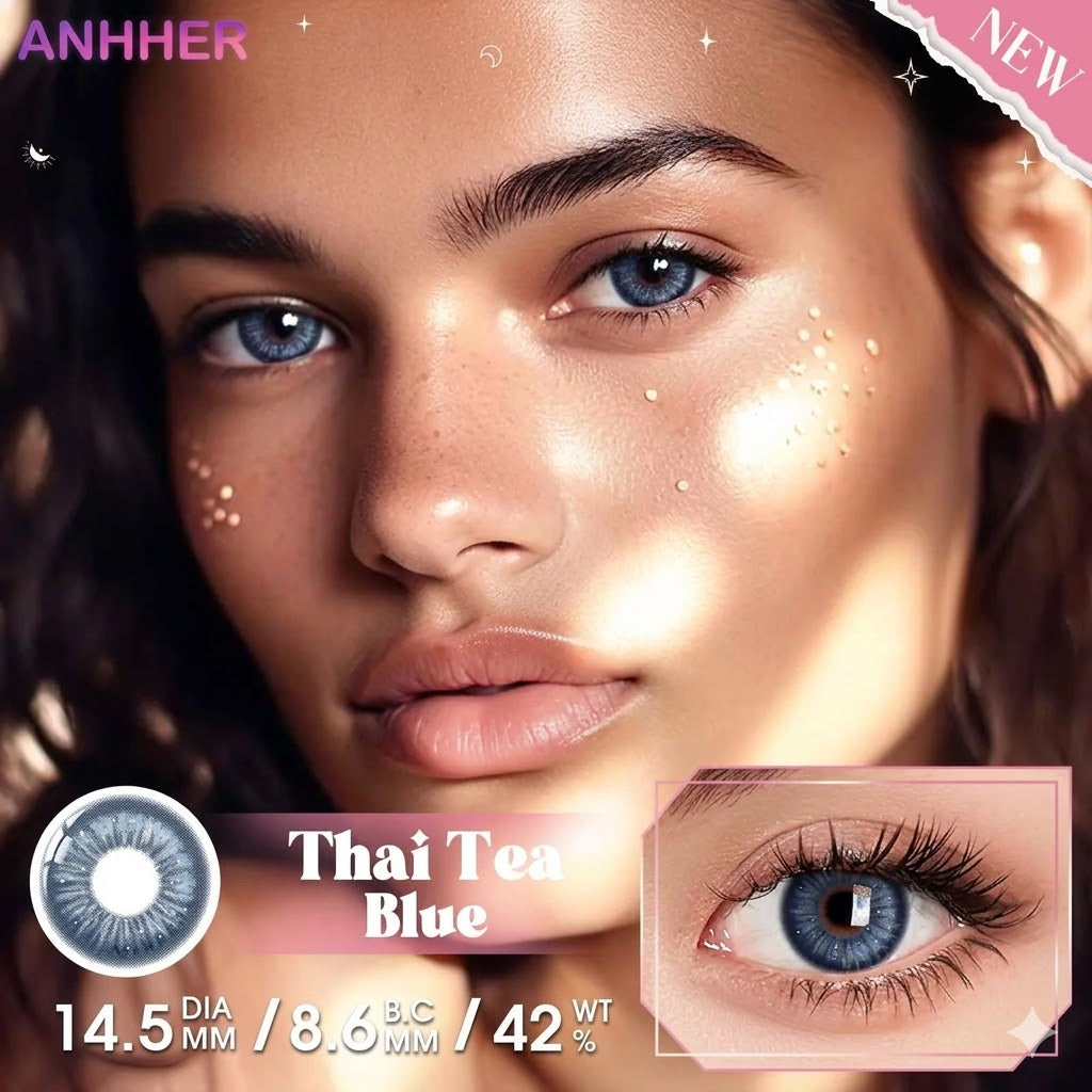 【U.S Warehouse】Mislens Thai Tea Blue