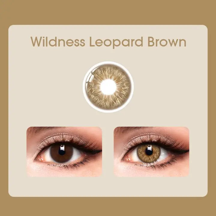 【U.S Warehouse】Mislens Wildness Leopard Brown Half-Year