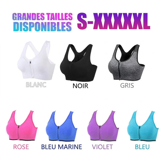 💕 Brassière de sport sans armatures 🔥