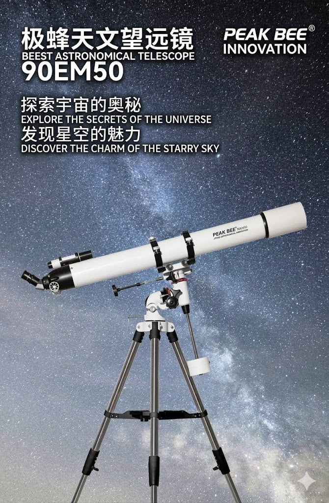 Beebest Professional astronomical telescope for stargazing, deep space exploration, high-definition, high-magnification, 1000mm large-aperture refractories, suitable for students.