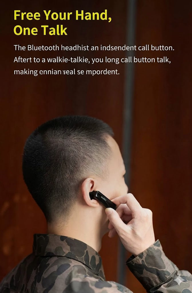 BeeBest walkie-talkie Bluetooth headset wireless headset compatible with Xiaomi walkie-talkie.