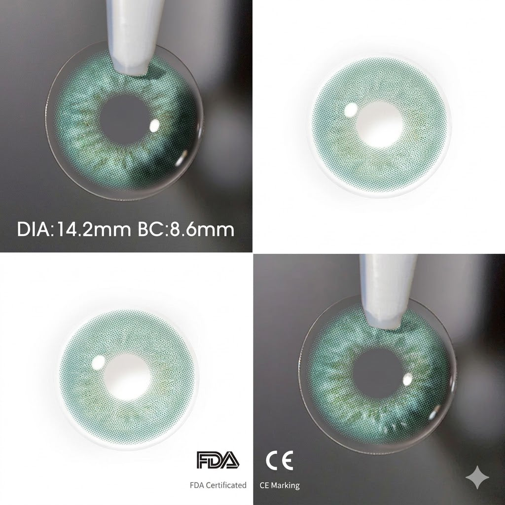 【U.S Warehouse】 Mislens Half-Year Misty Rose Light Green