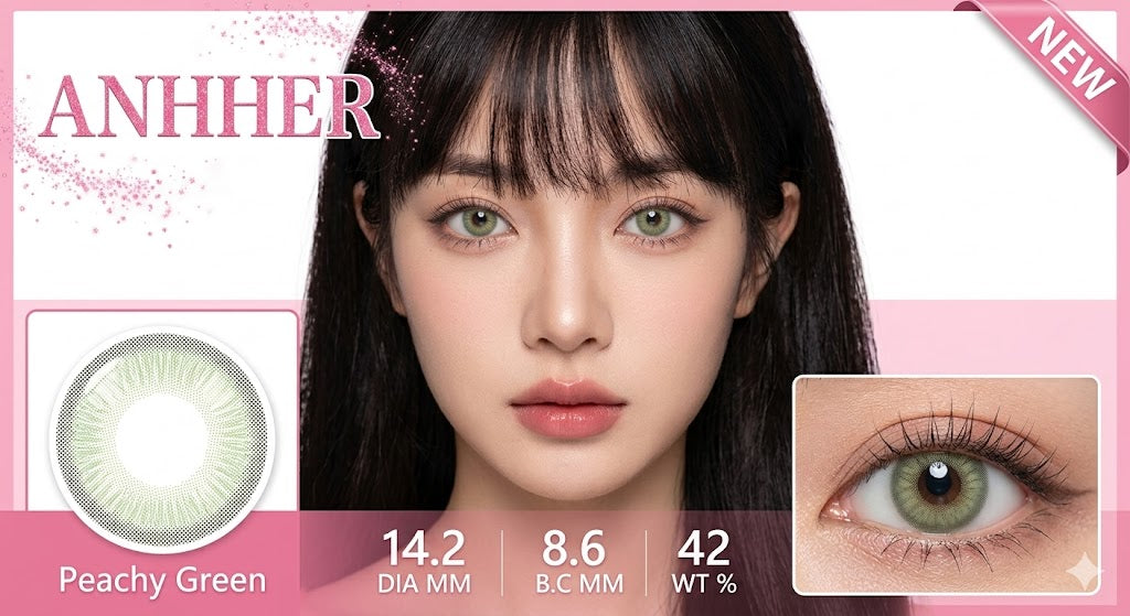 【New】Mislens Peachy Green