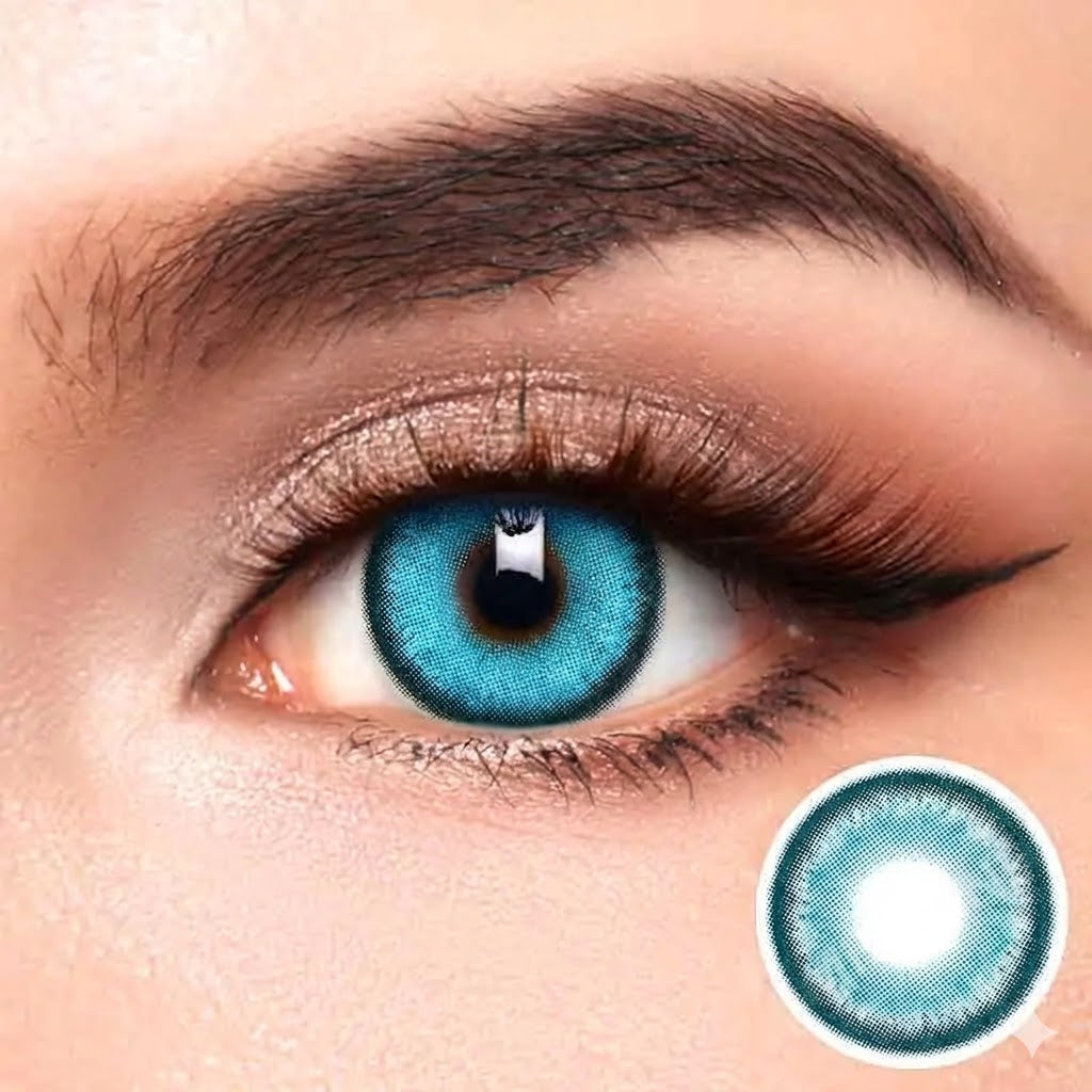 【Prescription】Mislens Cyan Blue