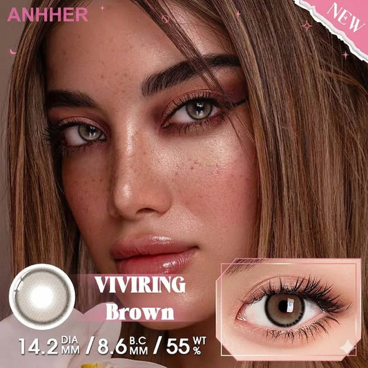 【New】1 Day 2 Pcs | Viviring Brown Prescription Trial