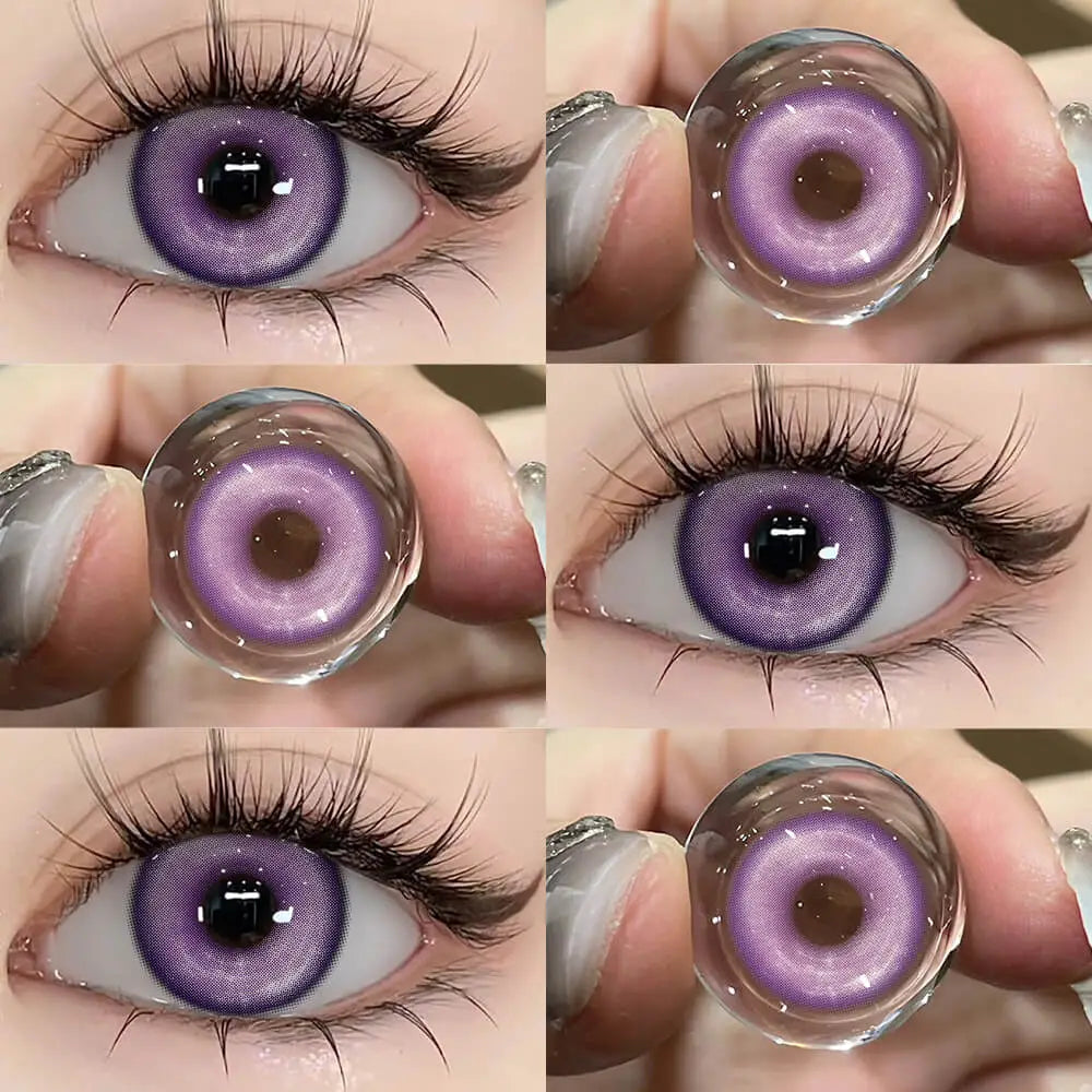 【U.S Warehouse】Mislens Half-Year Koi Purple