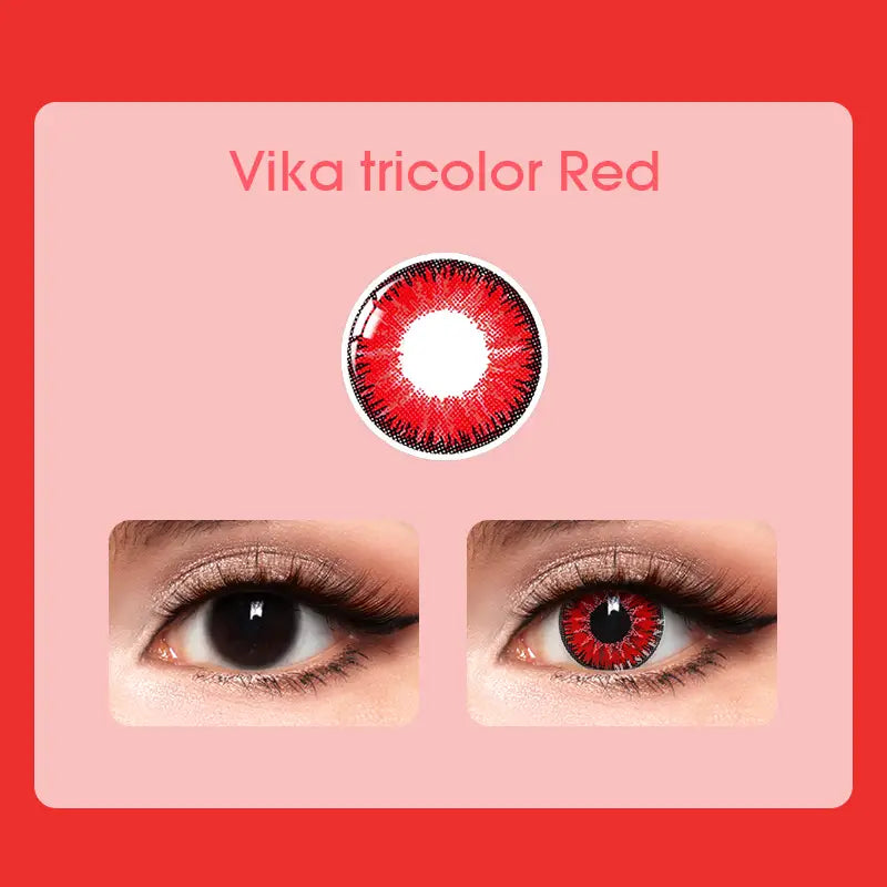 Mislens Vika Tricolor Red