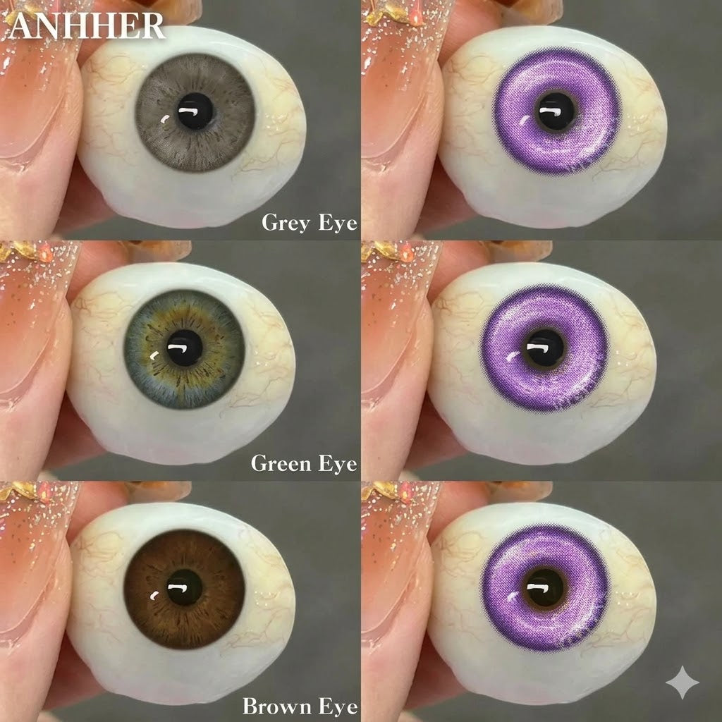 【U.S Warehouse】Mislens Half-Year Koi Purple