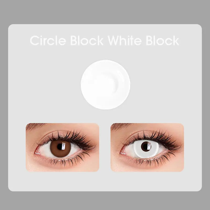 【Clearance】Mislens Circle White Block Cosplay