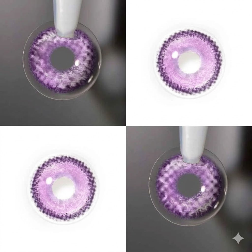 【U.S Warehouse】Mislens Half-Year Koi Purple