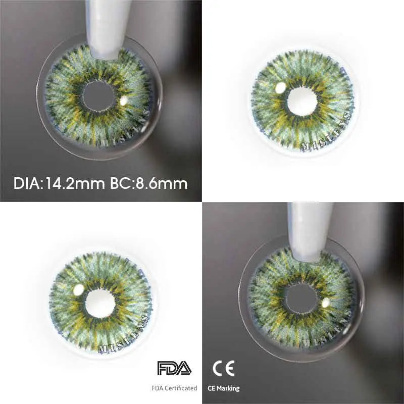 Mislens Rare Iris Green